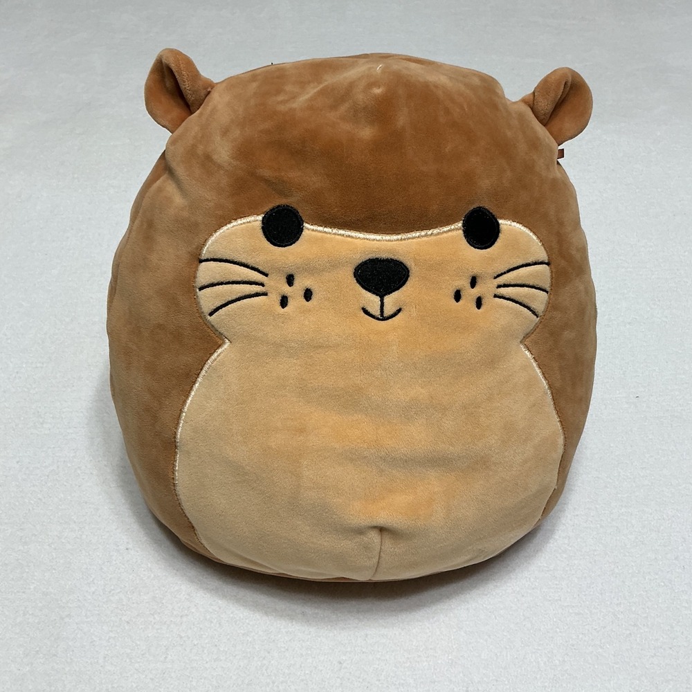 Squishmallows Chip the Beaver Brown Plush Kellytoy 12 Inch Stuffed Animal Toy
